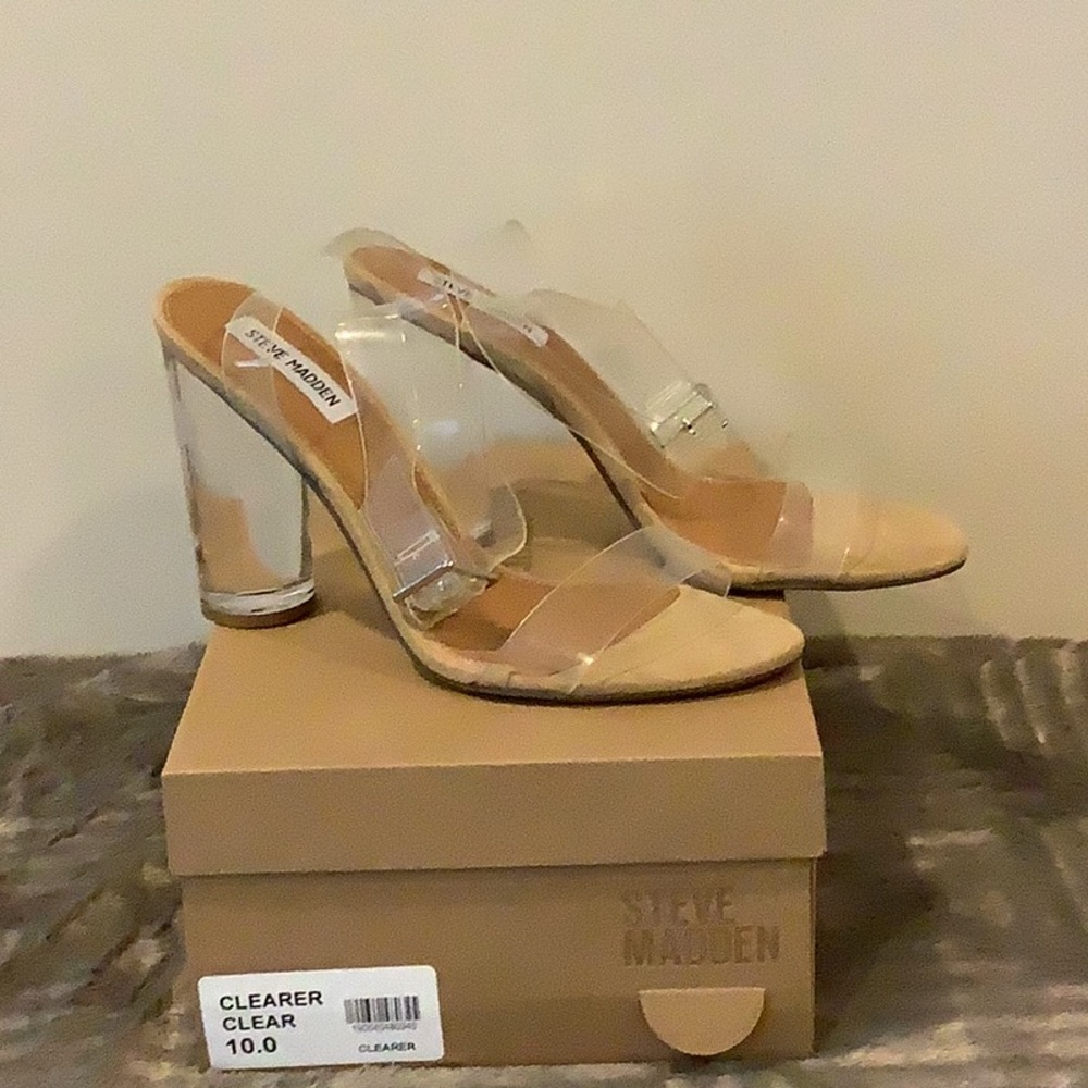Steve Madden Cream Heels Elegant Shoes